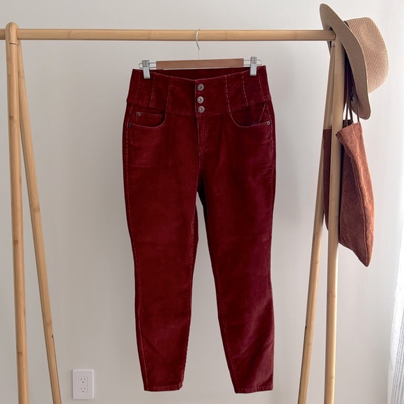 NWT High Rise Sculpting Corduroy Pants - Picture 1 of 3